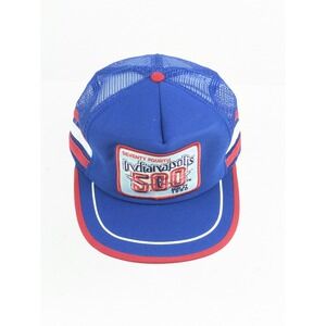 Vintage 1986 Indianapolis 500 Trucker Hat Indy Racing Retro Americana Cap